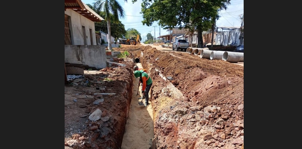 Em Fase Final Obras De Drenagem Na Avenida Das Na Es Est O