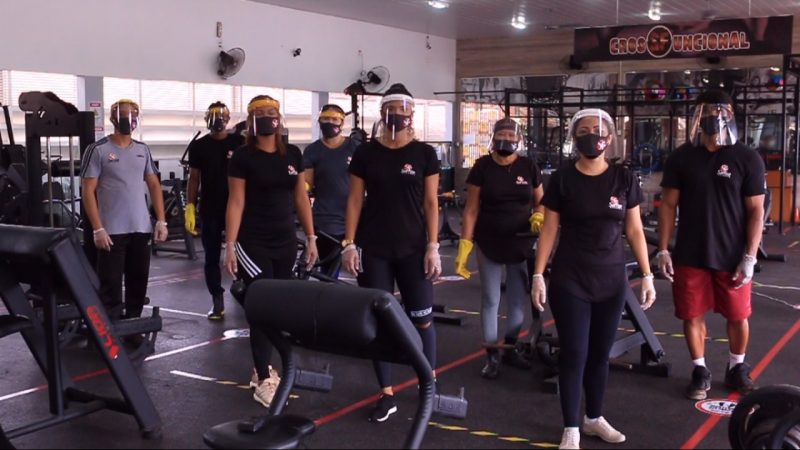 Prevenção: Academia Sorriso Fitness segue cumprindo regras de combate ao coronavírus