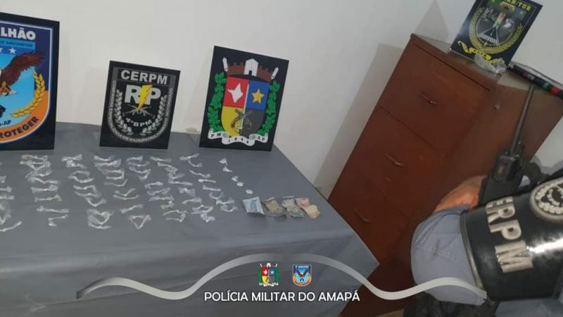 Policiais do 4° Batalhão prendem dupla acusada de tráfico de drogas