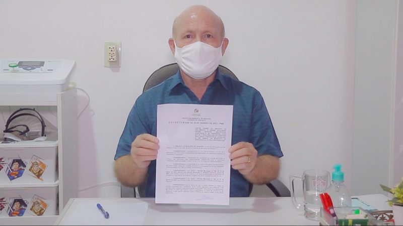 Município de Santana tem novo decreto de prevenção à Covid-19