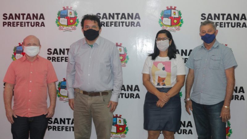 Prefeito de Santana recebe Juiz Federal para tratar de assuntos que vão ajudar no desenvolvimento do município