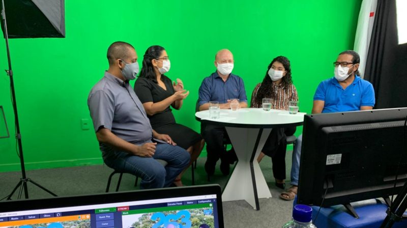 Live dos 263 anos do povoado de Santana, deu aula de história