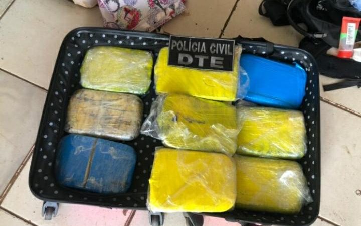 DTE apreende 9 kg de crack vindos do Amazonas e duas mulheres foram presas em flagrante