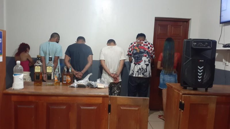PM de Oiapoque prende 6 pessoas por descumprimento de decreto da COVID-19.