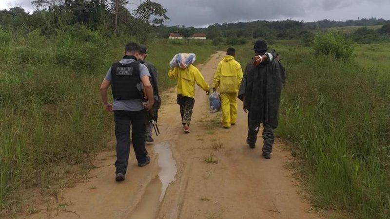 Em Serra do Navio, Polícia Civil e Icmbio apreendem 131 quilos de carne de animais silvestres