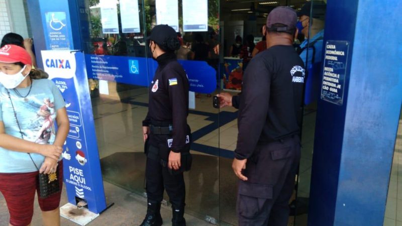 Prefeitura de Santana intensifica fiscalizações em bancos, lotéricas e supermercados do município