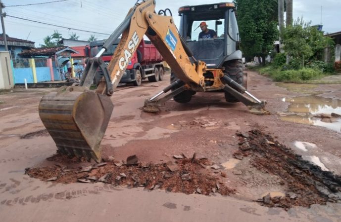 Prefeitura inicia Operação Tapa Buracos nas ruas de Santana