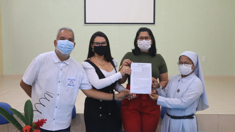 Prefeitura de Santana firma de termo de fomento para ajudar o Lar Betânia