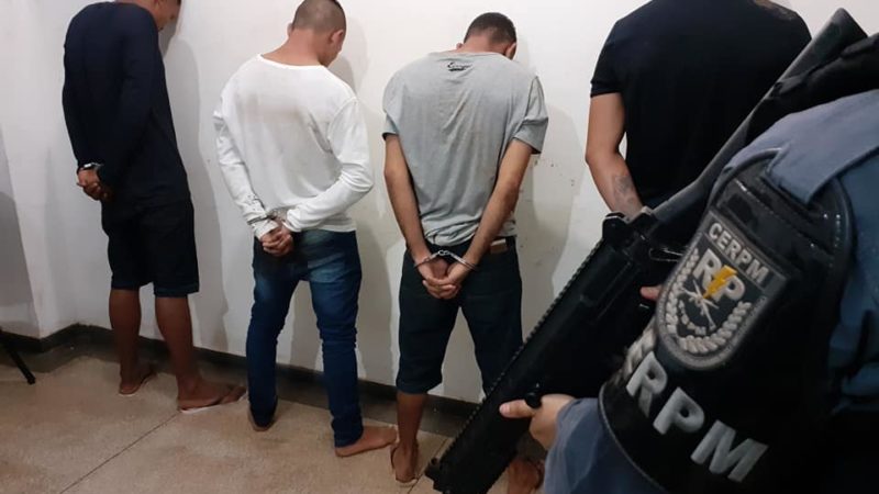 Policia Militar prende grupo acusado de roubo a um Mini Box em Santana