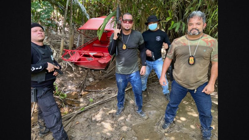 Na Ilha de Santana, Polícia Civil recupera embarcação furtada em Mazagão