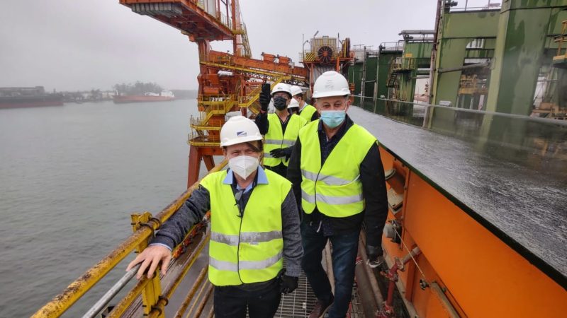 Prefeito de Santana Bala Rocha cumpre agenda em SP visando o desenvolvimento portuário