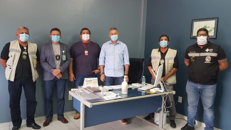 Vigilância em Saúde, Docas e Anvisa tratam sobre protocolo para o atraque de navio em Santana