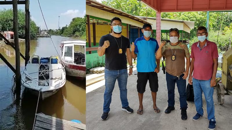 Após troca de tiros, Polícia Civil recupera embarcação roubada em Santana e apreende duas armas de fogo