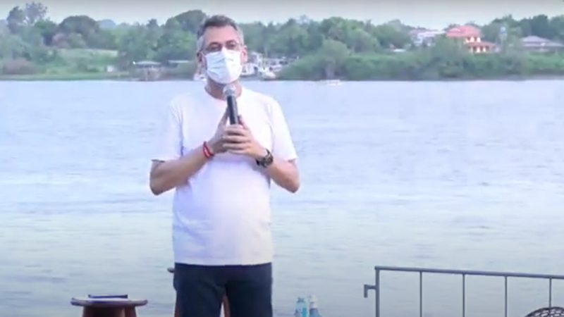 Em live, Clécio Luís se despede de Santana com destino ao Vale do Jari em projeto de pré-candidatura do governo