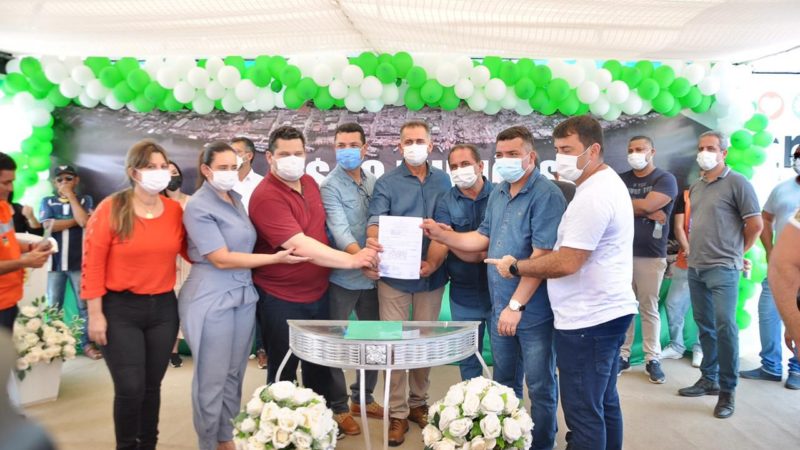 Davi participa de inaugurações em Laranjal do Jari e acompanha os avanços no município