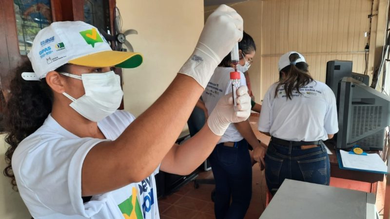 Ministério da Saúde realiza pesquisa para mapear transmissão da Covid-19 em Santana