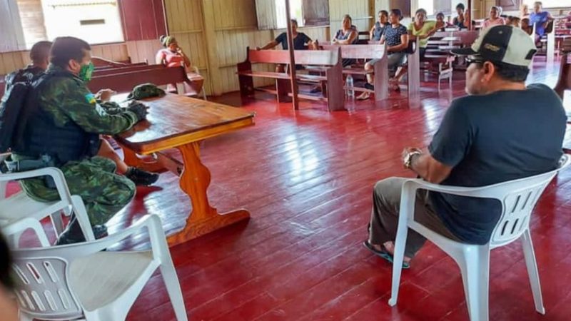 Batalhão Ambiental realiza ações preventivas no Arquipélago do Bailique