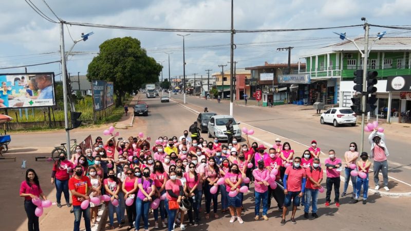 Prefeitura de Santana: Blitzes educativas chamam a atenção para a prevenção contra o câncer de mama