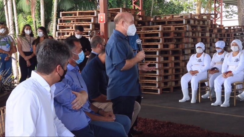 Prefeito Bala participa da inauguração da nova estrutura da Sambazon e de entrega do Selo Amapá