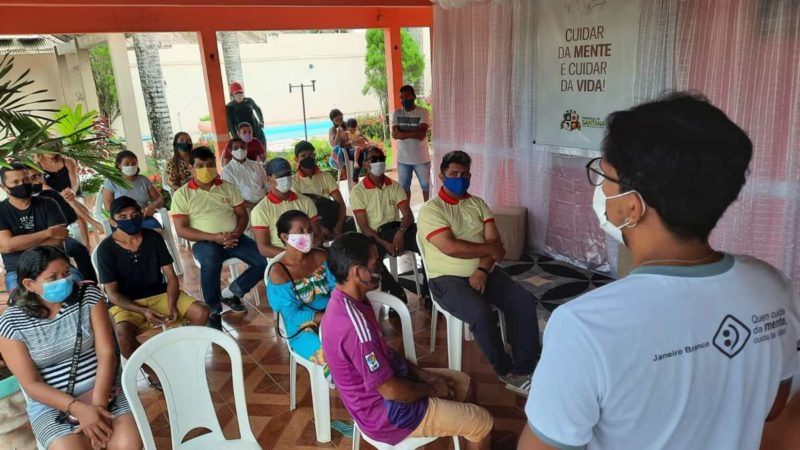 Janeiro Branco: CAPS AD Santana incentiva cuidados com a saúde mental e emocional