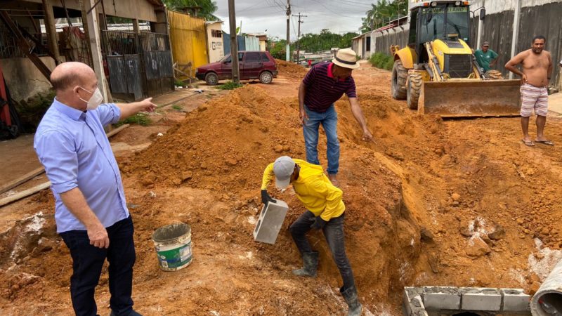 Mobilidade humana: pavimentação chega em área periférica de Santana