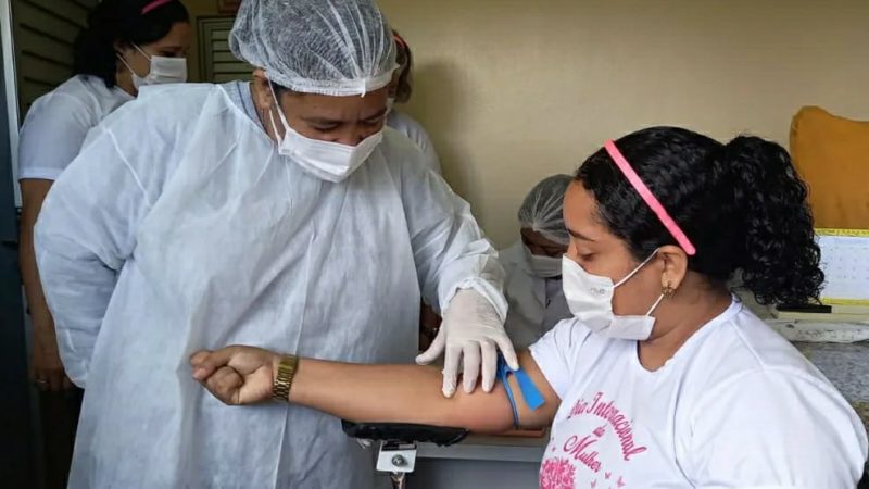 PMS realiza ação voltada à saúde da mulher na comunidade da Ilha de Santana