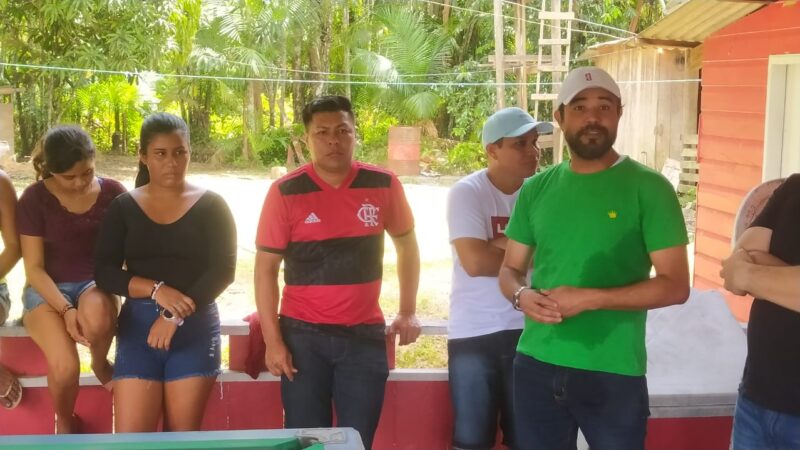 Secretário de administração de Santana visita comunidade do Cafezal no Distrito do Piaçacá