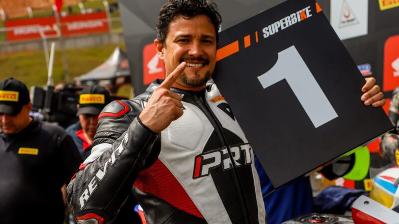 Moto velocidade: amapaense Breno Pinto fatura 1ª colocação em etapa de MG da Super Bike Brasil de 1000 cilindradas