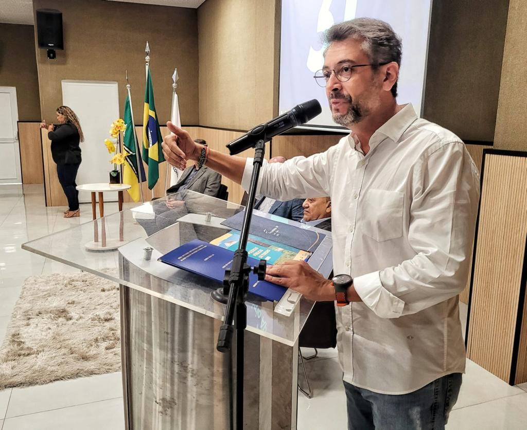 Clécio Luís, destaca a importância de reforma tributária no AP, em encontro na Fecomercio