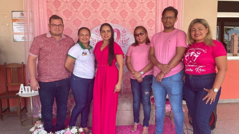 Outubro Rosa: Prefeitura de Santana realiza ação no mês de conscientização sobre o câncer de mama