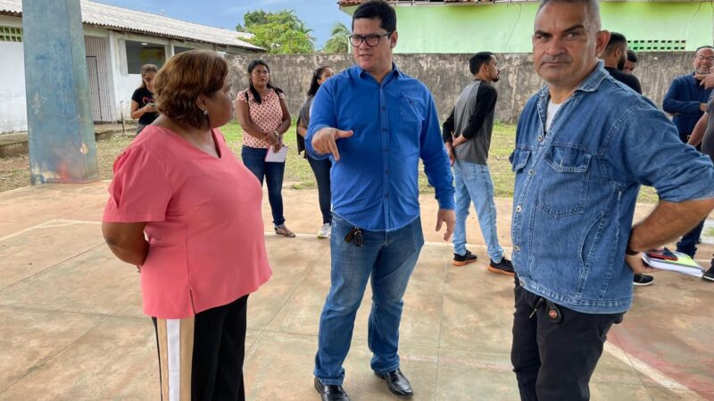 Vereadora Socorro Nogueira (PT) participa de visita técnica em escola municipal