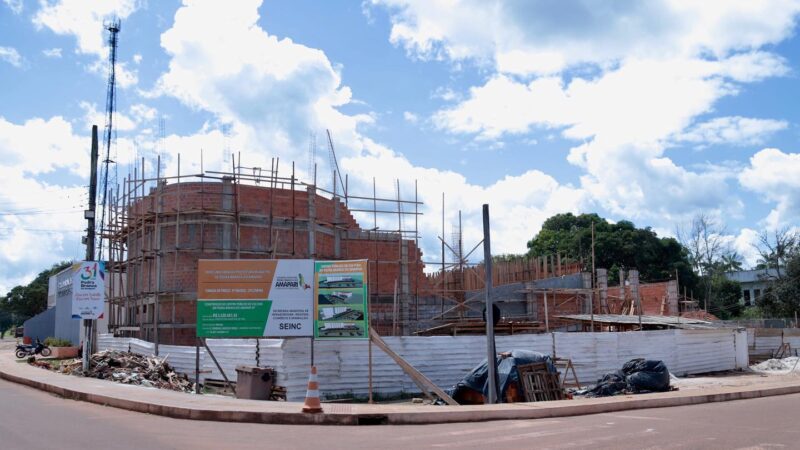 Prefeitura de Pedra Branca avança nas obras do Centro Cultural