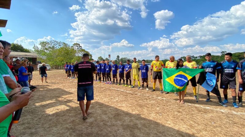 Começou! Prefeitura de Santana resgata tradicional torneio de futebol Interdistrital