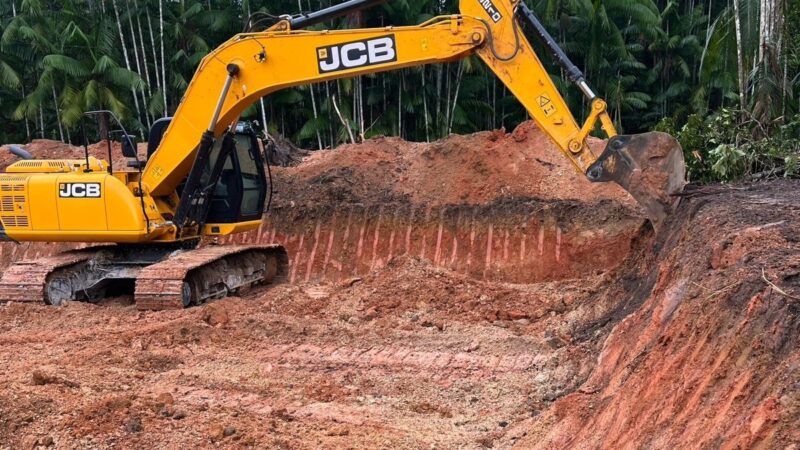 Programa Mais Psicultura avança com escavação de tanques em Pedra Branca do Amapari