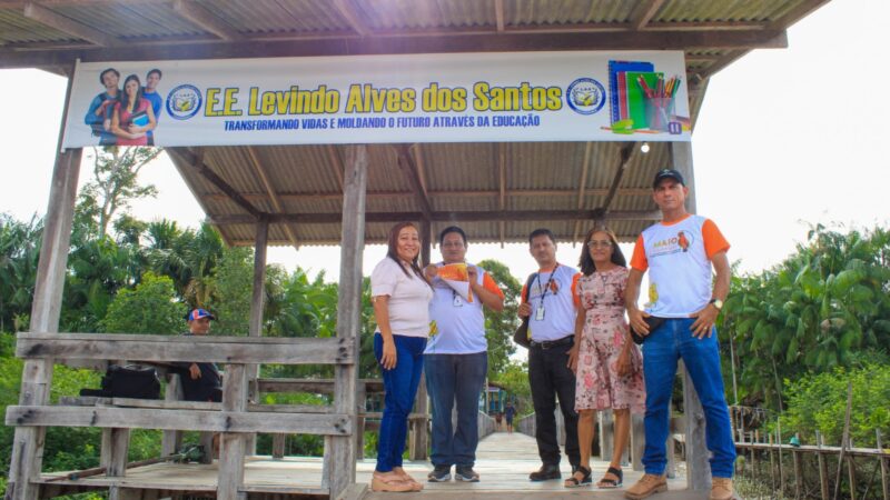 Escola Estadual da Ilha de Santana recebe campanha contra o abuso e exploração sexual infantil