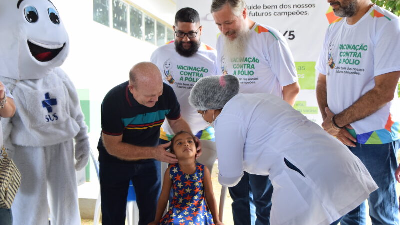 Santana realiza dia “Dia D” de vacinação contra a poliomielite