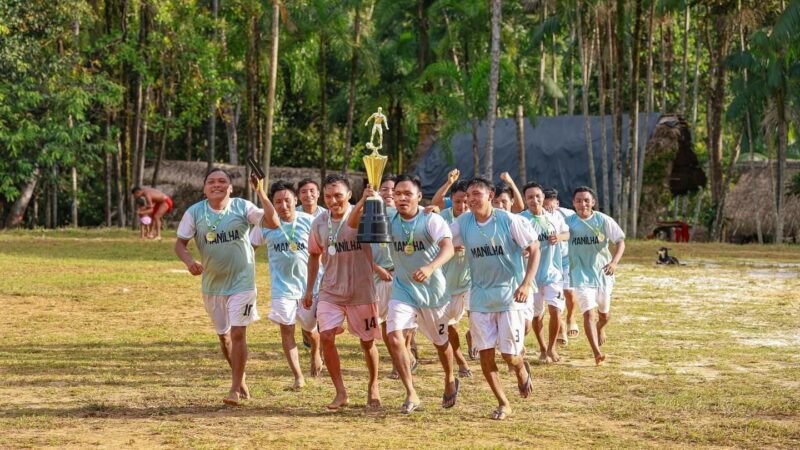 Prefeitura Pedra Branca reúne aldeias indígenas na Copa Wajãpi de Futebol