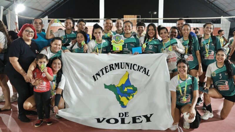 Laranjal do Jari e Amapá são os campeões da 17ª edição do Intermunicipal de Voleibol