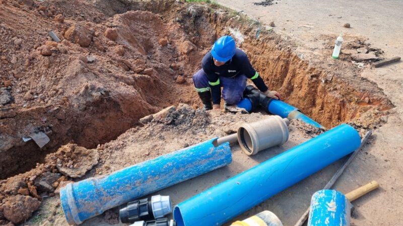 CSA leva novas redes de água para zona norte de Macapá