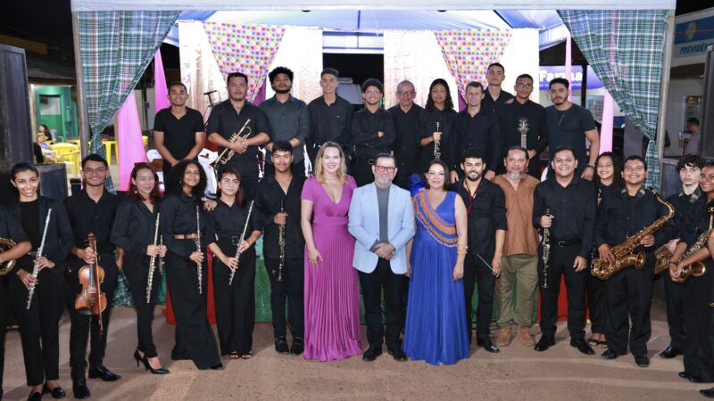 Pedra Branca celebra 4 anos de orquestra  com participação especial do maestro Jonas Arrais e de Patrícia Bastos