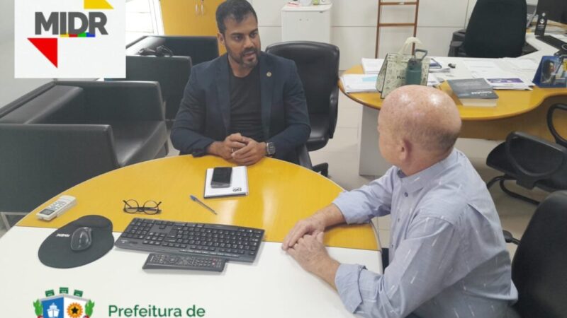 Prefeito Bala Rocha discute projetos com Secretário Nacional de Políticas de Desenvolvimento Regional, Brasília