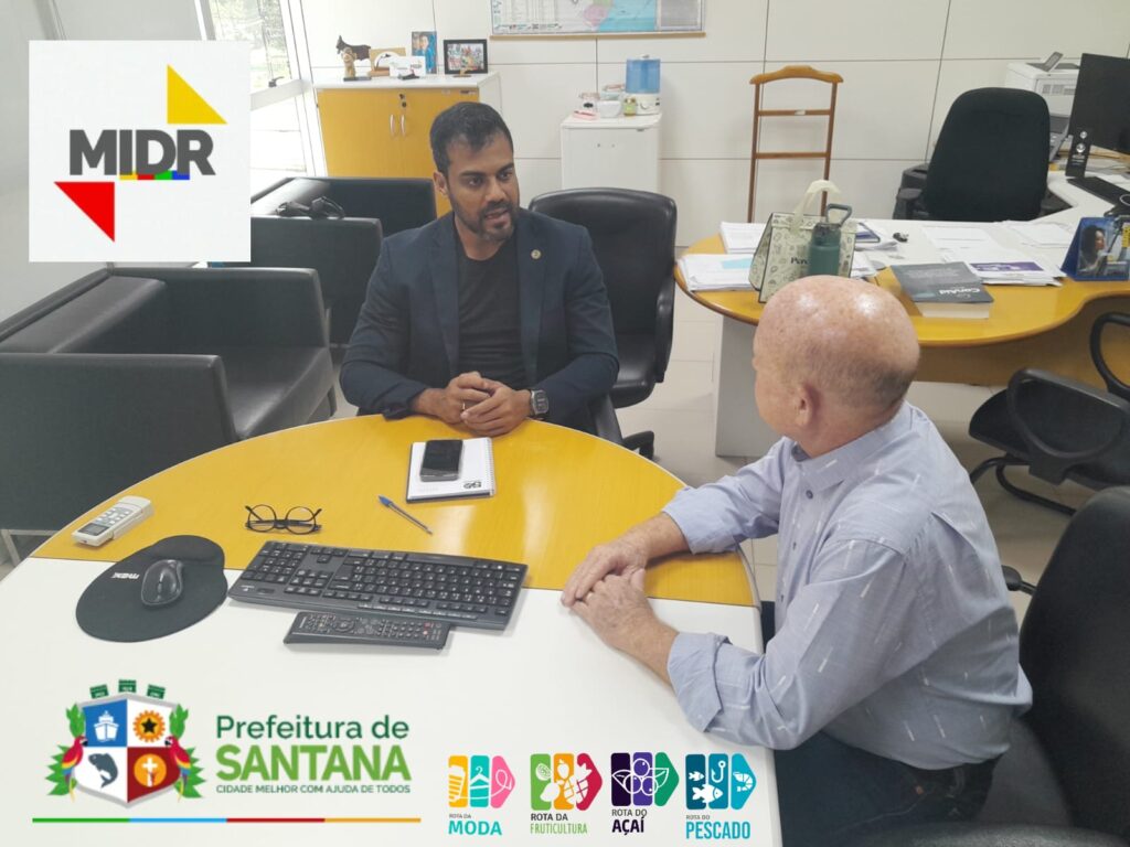 Prefeito Bala Rocha discute projetos com Secretário Nacional de Políticas de Desenvolvimento Regional, Brasília
