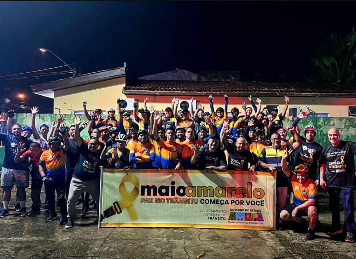 Maio Amarelo: STTrans divulga percurso de passeio ciclístico realizado em Santana