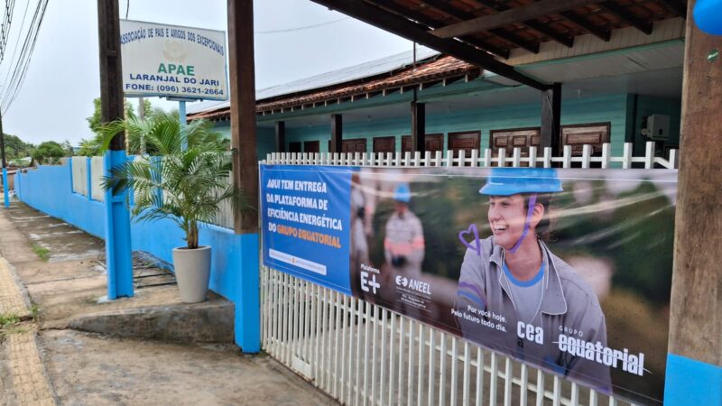 CEA Equatorial leva energia solar e sustentabilidade à APAE de Laranjal do Jari
