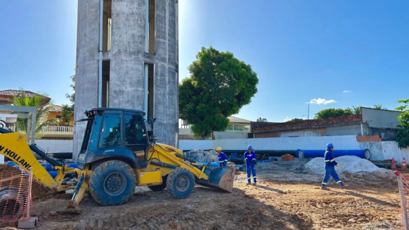 CSA avança na construção do novo Centro de Reservação no bairro Paraíso, em Santana