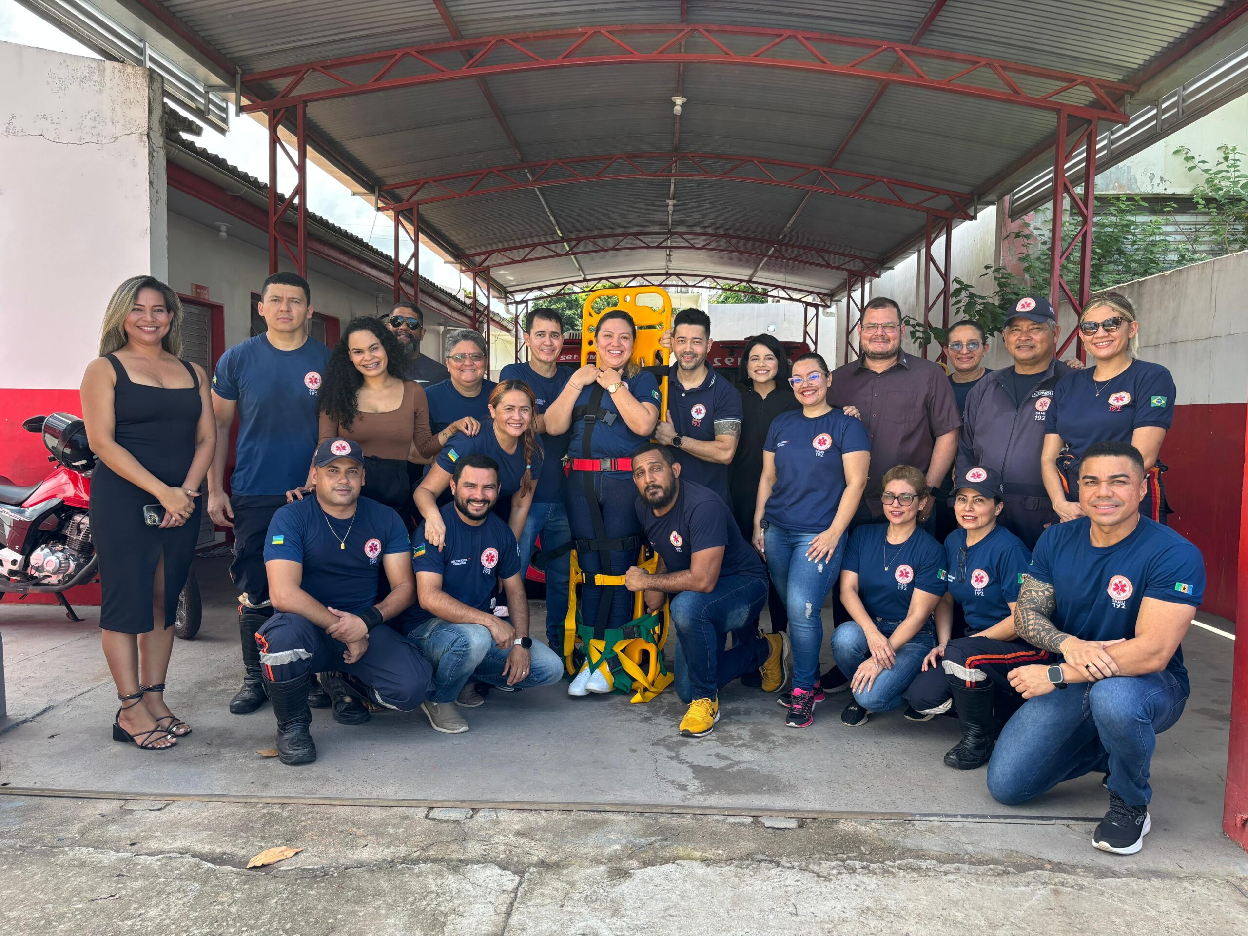 PMS fortalece capacitação do SAMU com treinamento para retirada de pacientes