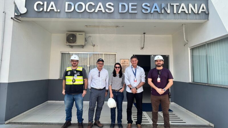 Membros da Antaq realizam visita institucional às dependências da CDSA
