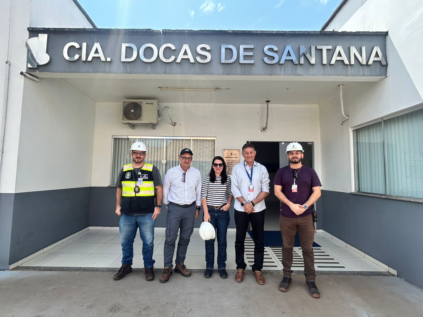 Membros da Antaq realizam visita institucional às dependências da CDSA