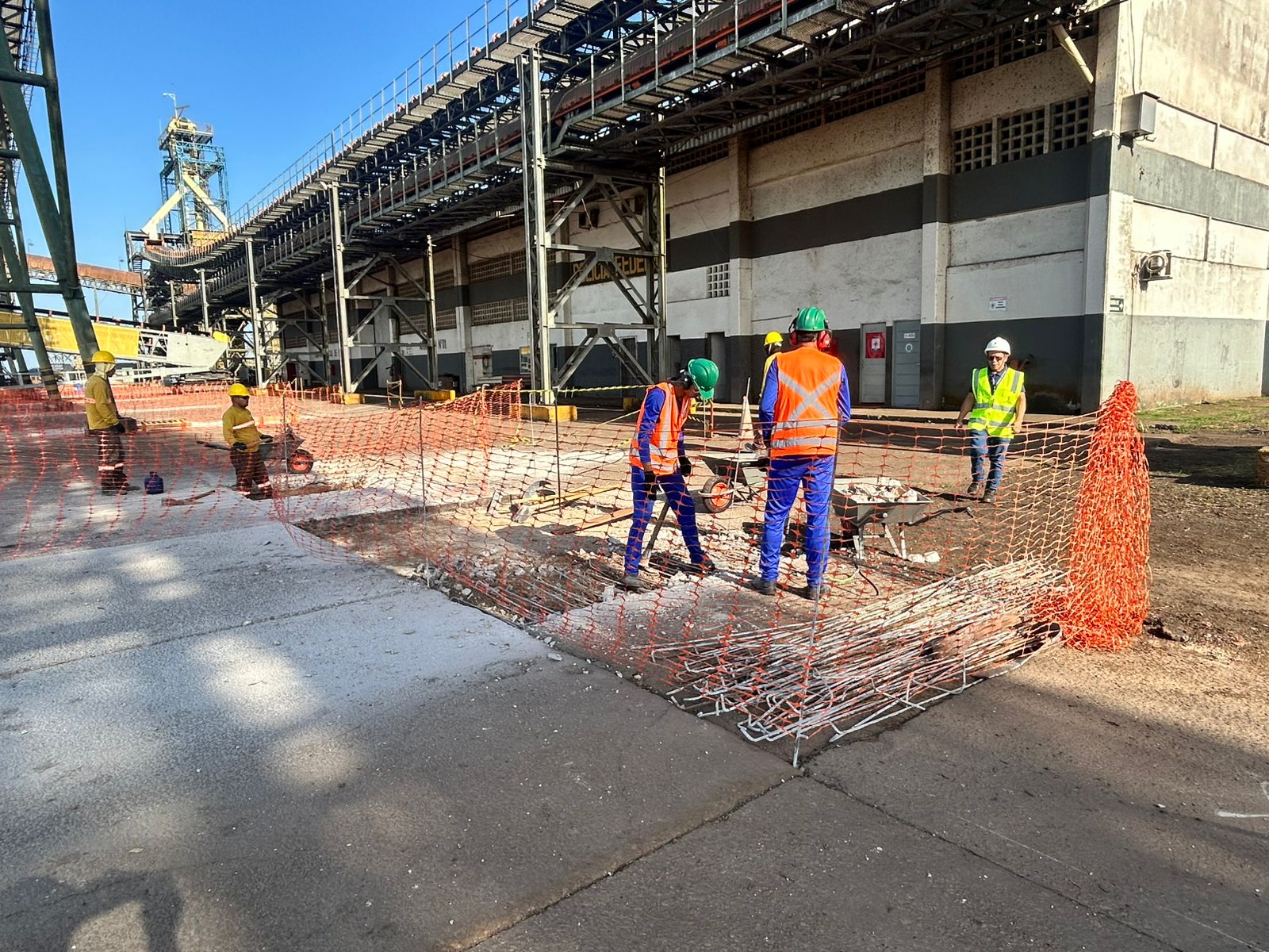 Começam as obras para a instalação do Shiploader da Companhia Docas de Santana