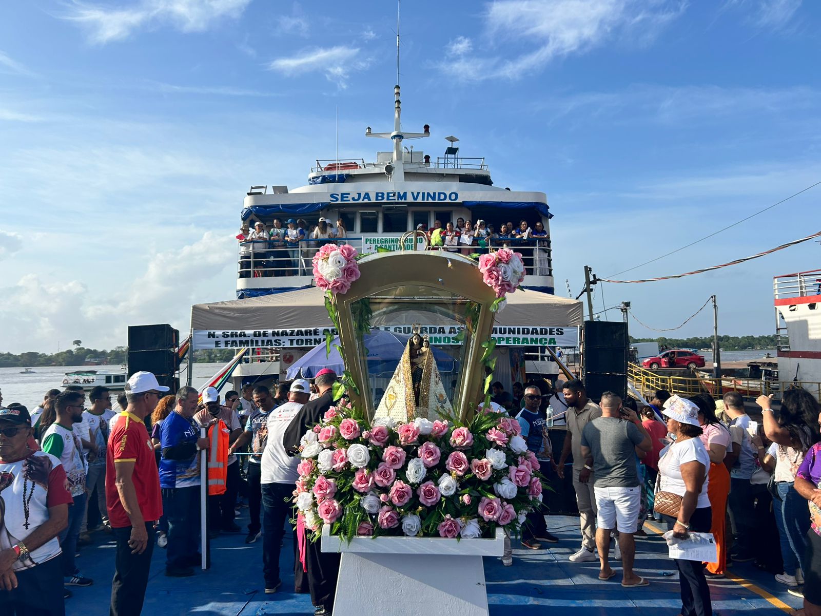 CDSA participa da Romaria Fluvial em honra a Nossa Senhora de Nazaré no Amapá